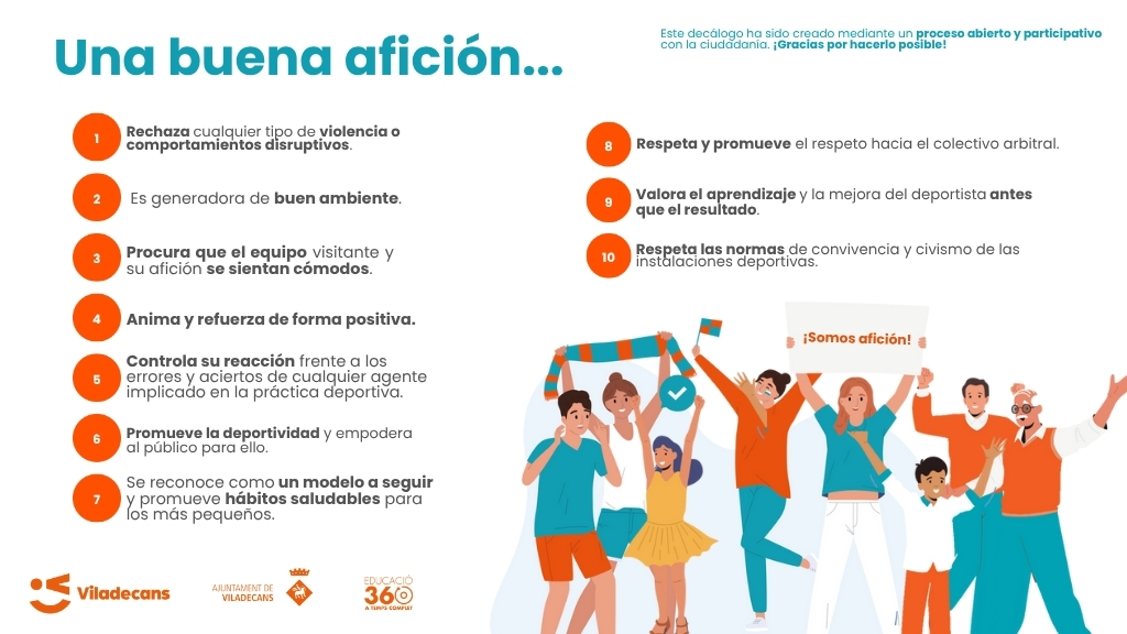 decálogo de la buena afición decálogo de la buena afición