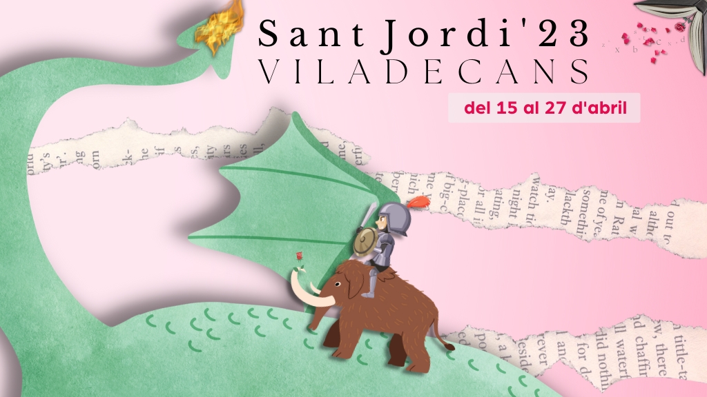 Imatge promocional de la Diada de Sant Jordi 2023 a Viladecans