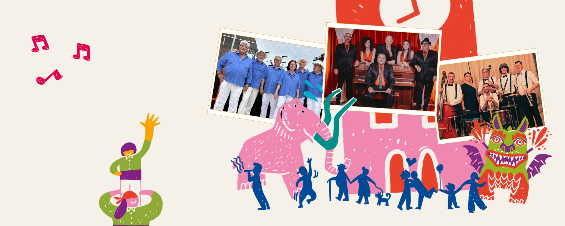 Banner de l'escenari de la plaça Europa FM 2026