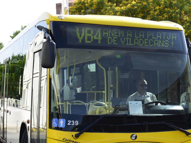 vilabus viladecans autobus playa platja