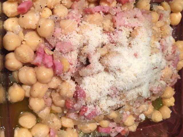 Cigrons al parmesà