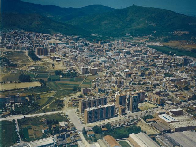 panoramica fotografia antiga viladecans ciutat anys setanta