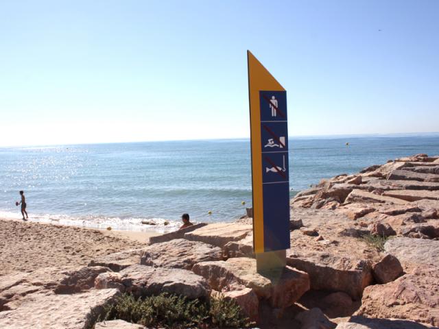 platja viladecans espigó prohibit