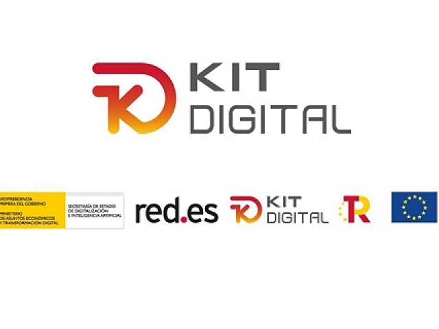 logo del programa de digitalització kit digital i nom d'entitats patrocinadores