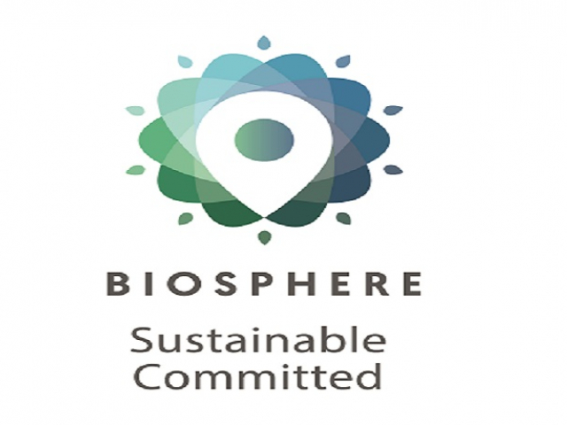 logotip del compromís Biosphere