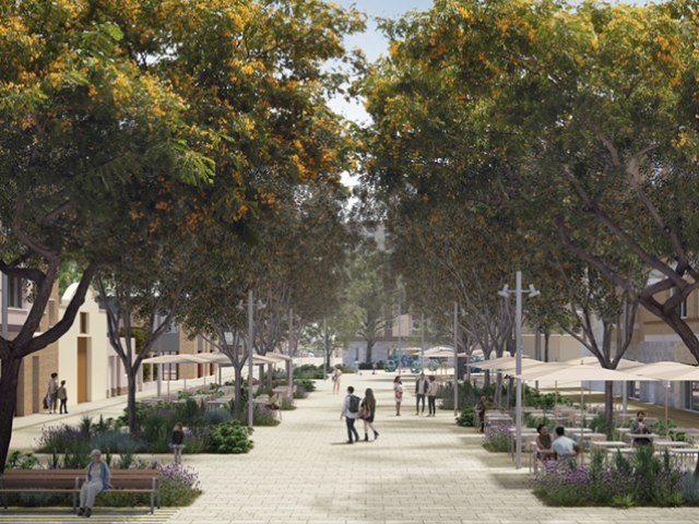 imagen virtual de la futura rambla