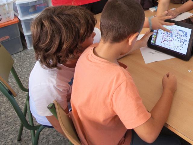 tauletes aules viladecans classes clases escuela tablets tabletas tecnologia