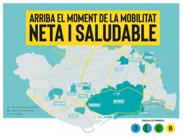 Creativitat amb mapa de la ZBE Creativitat amb mapa de la ZBE
