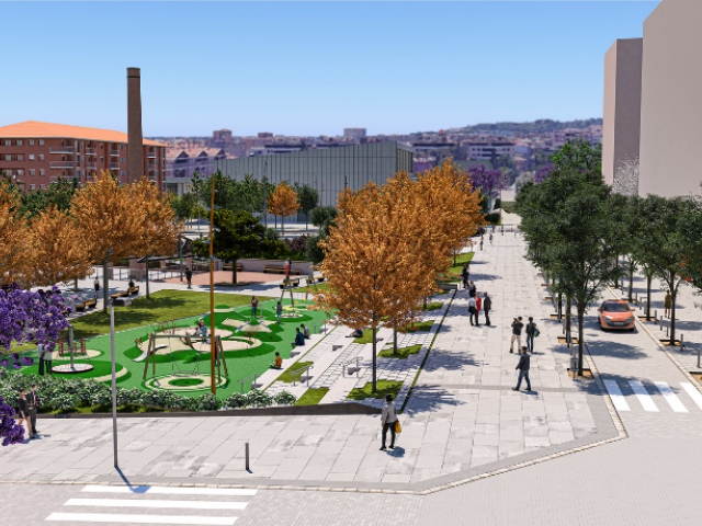 Render plaça de Llevant