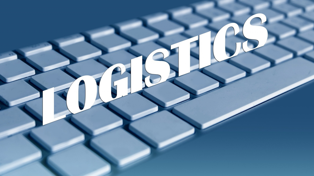 eclat amb la paraula LOGISTICS teclat amb la paraula LOGISTICS
