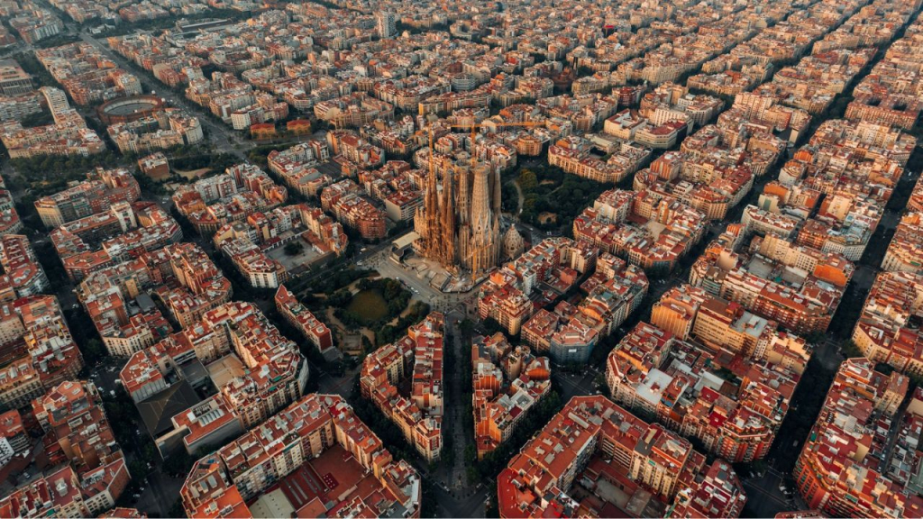 imatge del centre de Barcelona imatge del centre de Barcelona