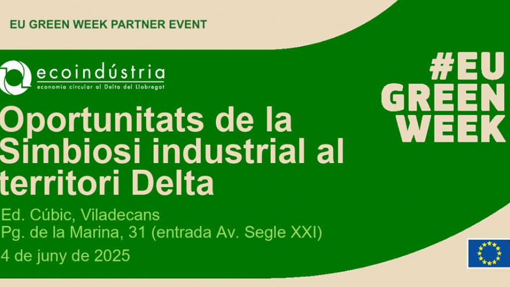 cartell de la jornada d'Ecoindústria a Viladecans