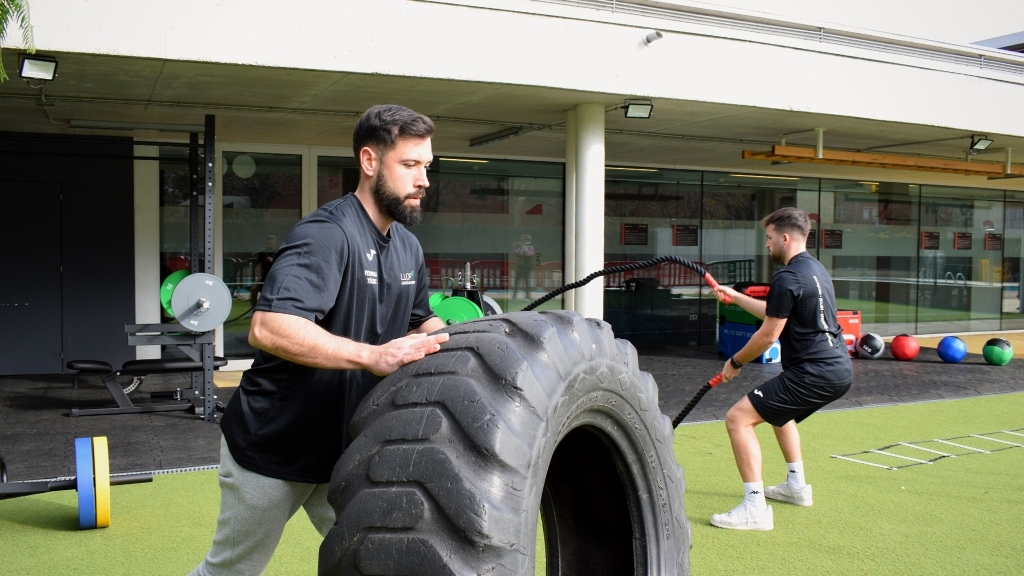 nova zona de fitnes a podium
