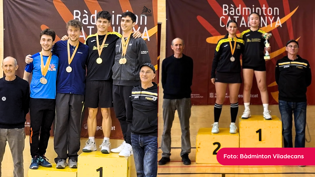 Fotografia cedida pel club Bàdminton Viladecans Fotografia cedida pel club Bàdminton Viladecans