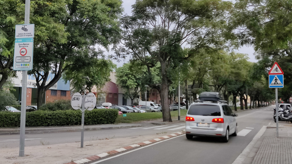 Senyal de la ZBE a Viladecans Senyal de la ZBE a Viladecans