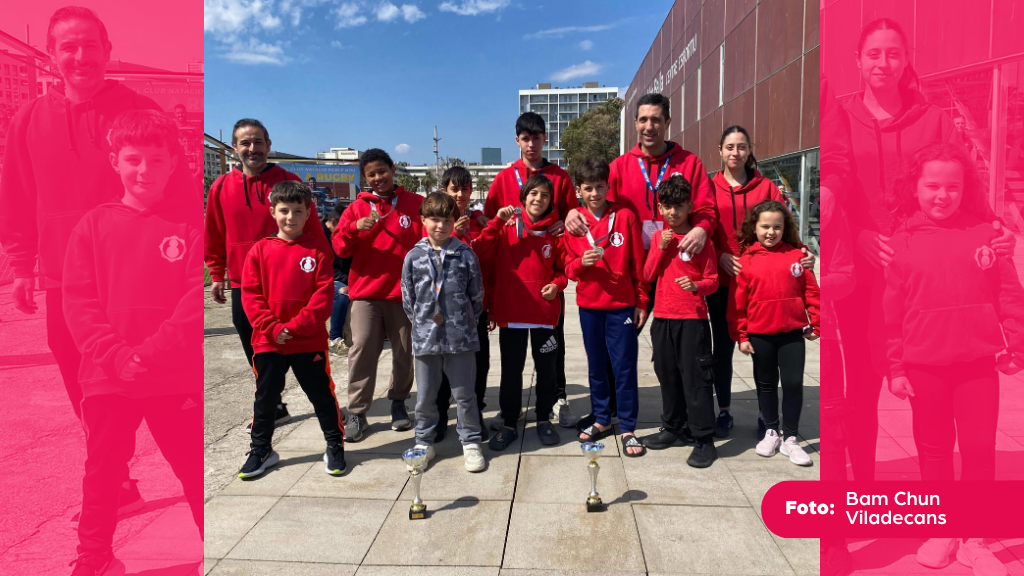 Fotografia de grup dels esportistes de Bam Chun