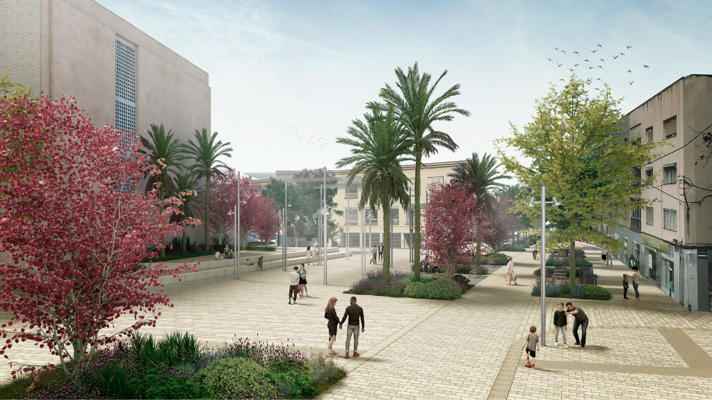 La última fase de la Rambla, representada virtualment