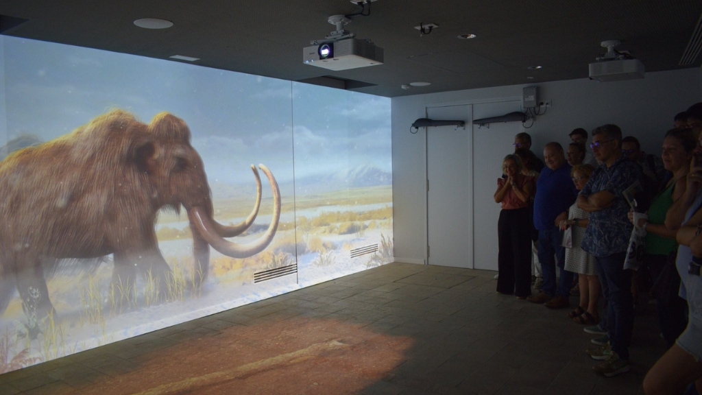 Sala immersiva del Museu de Viladecans