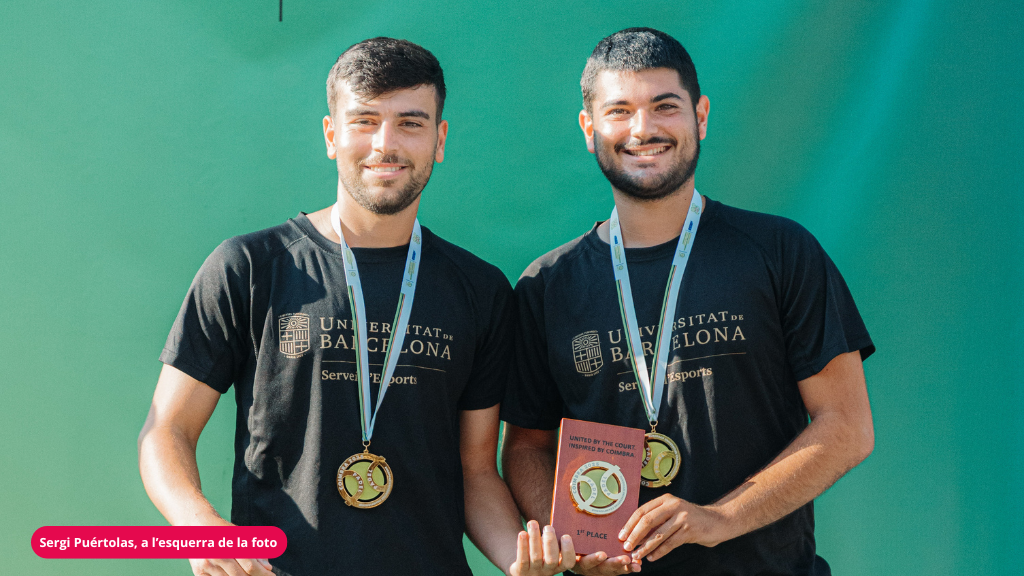 Sergi Puértolas, campió d'Europa universitari de pàdel Sergi Puértolas, campió d'Europa universitari de pàdel