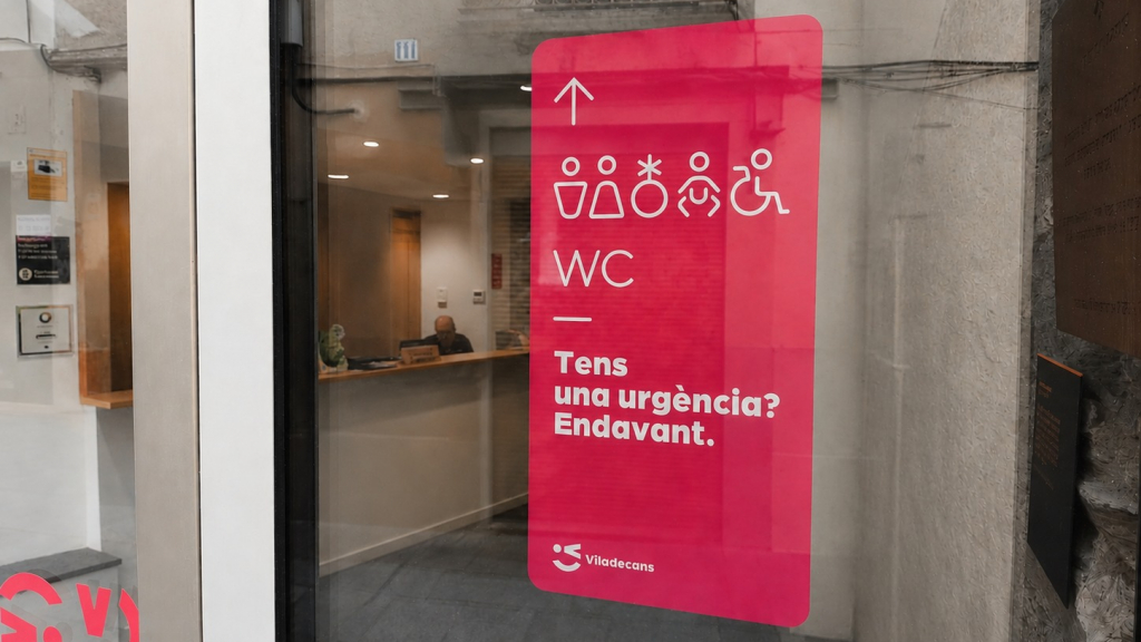 Cartell amb els elements identificatius Cartell amb els elements identificatius