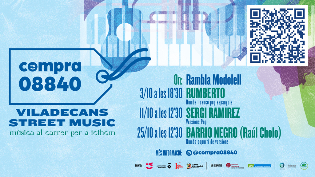 Cartell Viladecans Street Music: mes d'octubre Cartell Viladecans Street Music: mes d'octubre