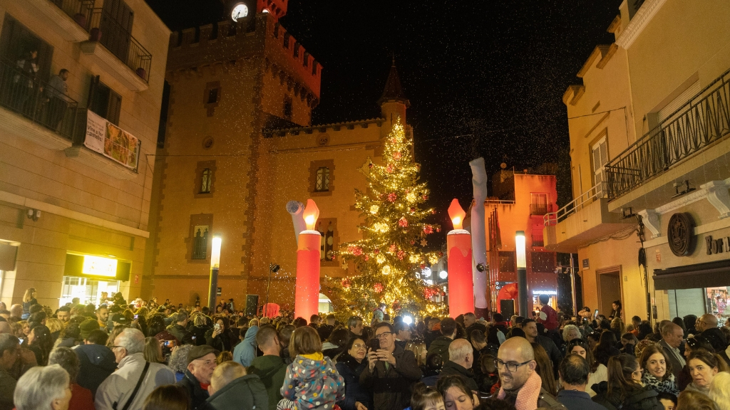 Encesa de l'arbre de Nadal