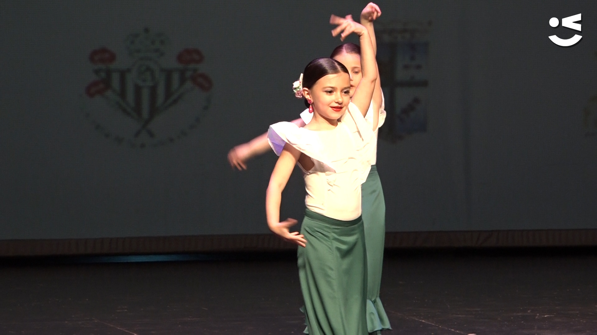 Actuació del quadre de ball infantil de la Peña Bética Gavà-Viladecans al Dia d'Andalusia
