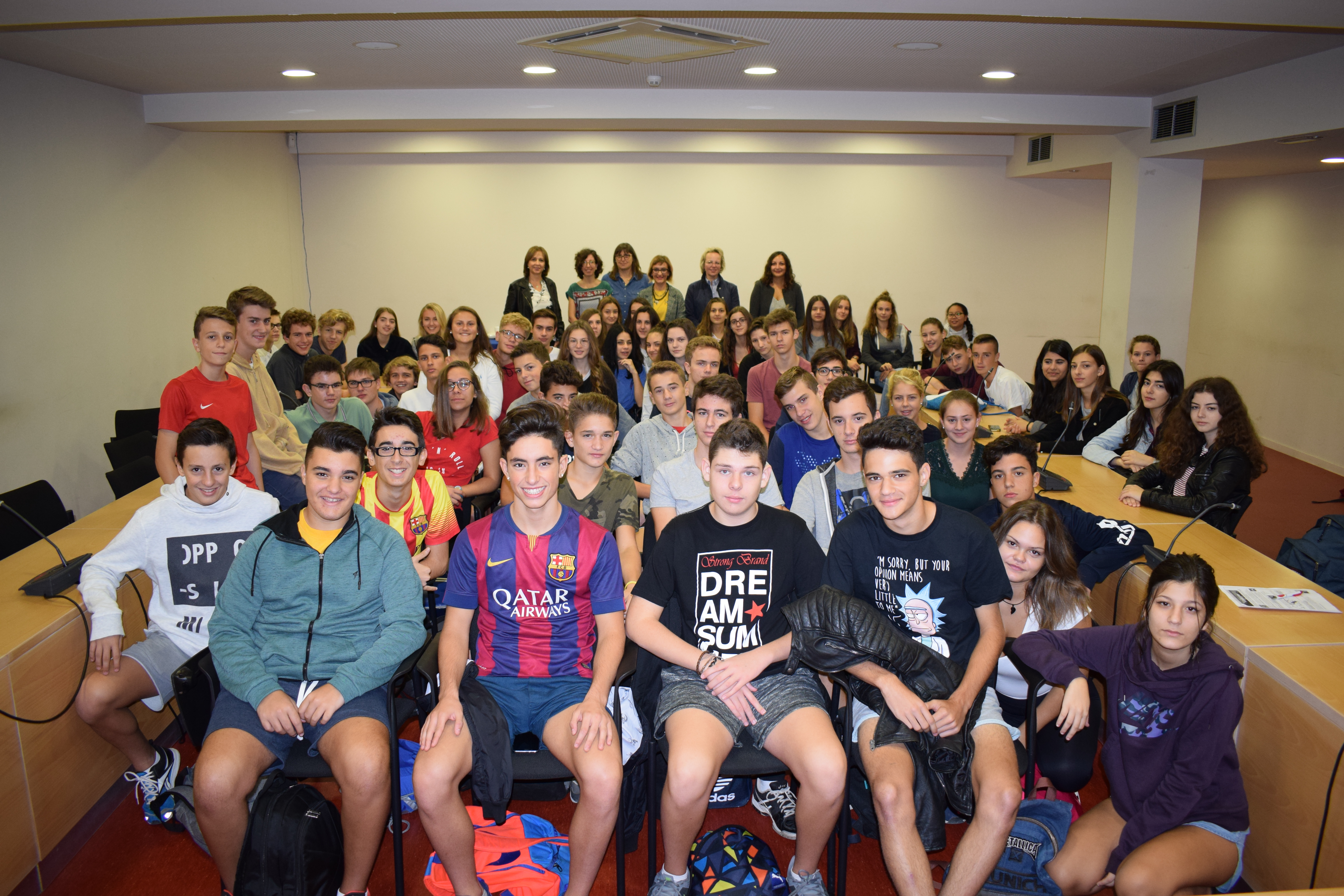 Els alumnes d'intercanvi del St. Raphael Gymnasium, convidats del col·legi Goar Els alumnes d'intercanvi del St. Raphael Gymnasium, convidats del col·legi Goar