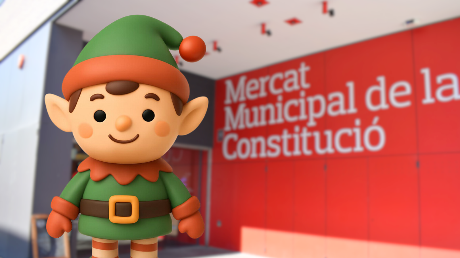 Tenim a un follet en pràctiques al Mercat... El vols ajudar?