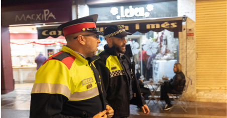 Agents del dispositiu de seguretat de Nadal