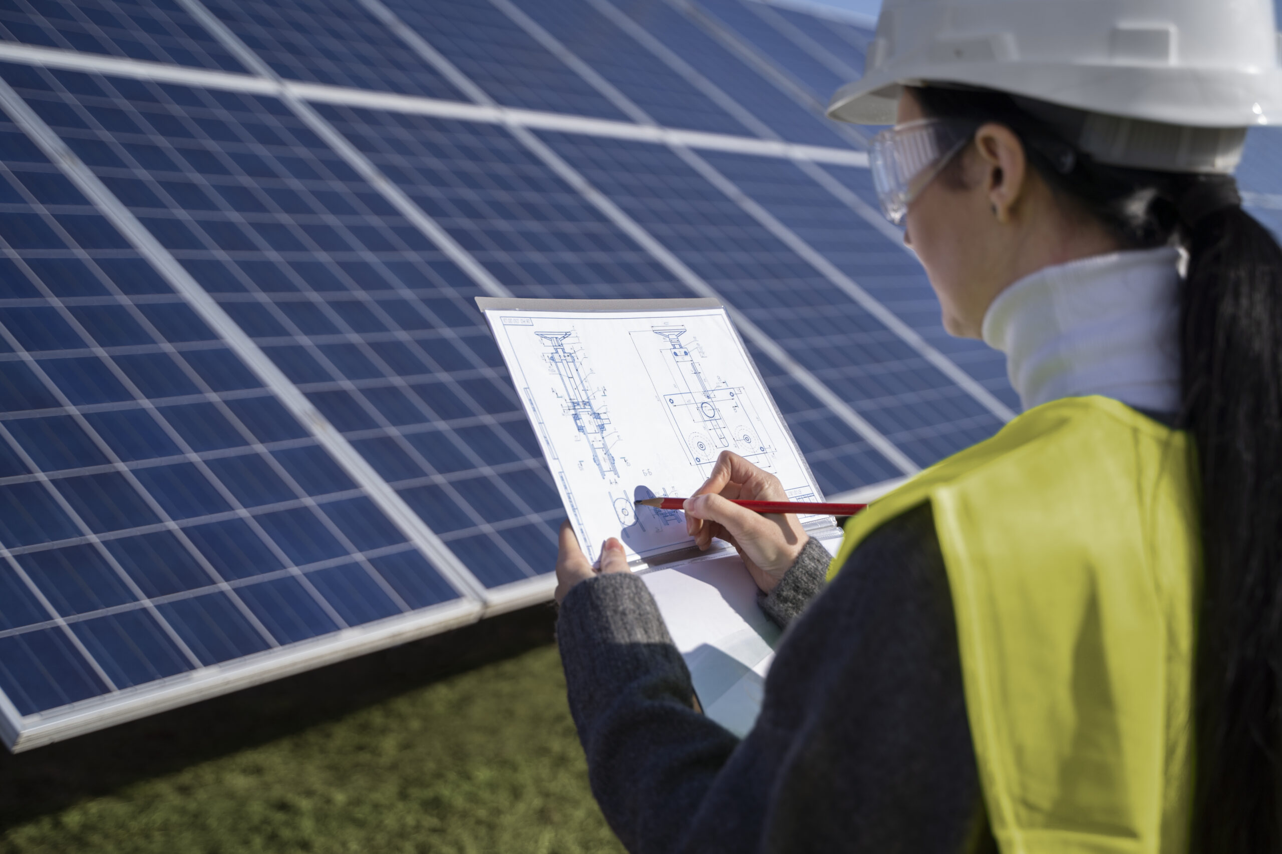 treballador economia renovable-fotovoltaica