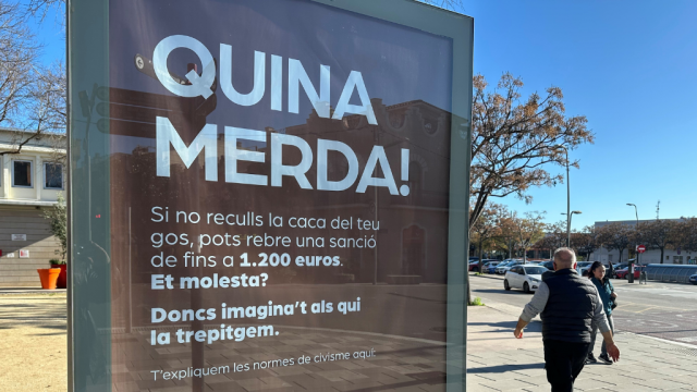 Cartell de la nova campanya de civisme al carrer