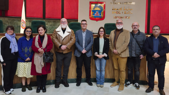 Foto de grup de la delegació al Marroc
