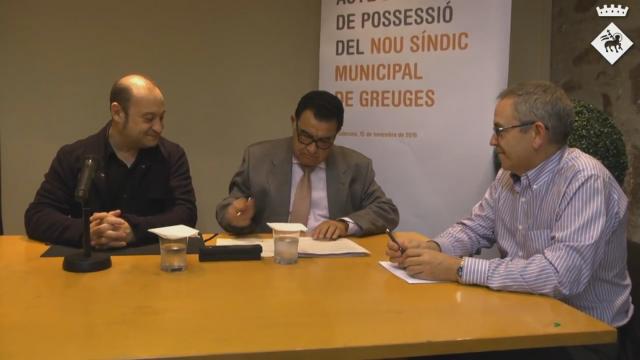 Canvi de síndic de greuges