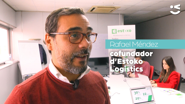 Rafael Méndez, CEO d'Estoko Logistics, entrevistat per l'Ajuntament de Viladecans