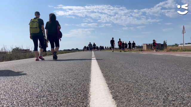 peus a la caminada solidaria