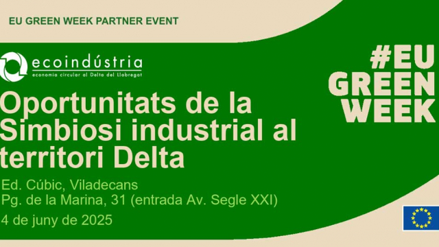 cartell de la jornada d'Ecoindústria a Viladecans