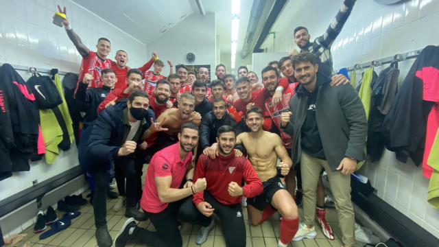Victòria del primer equip masculí de la UD Viladecans. 