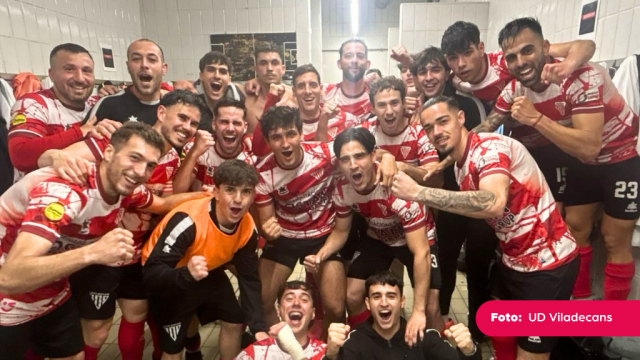 Els jugadors de la UD Viladecans