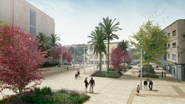La última fase de la Rambla, representada virtualment