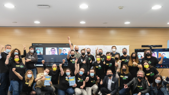 Foto de grup dels participants a la Viladehack Tourism Foto de grup dels participants a la Viladehack Tourism