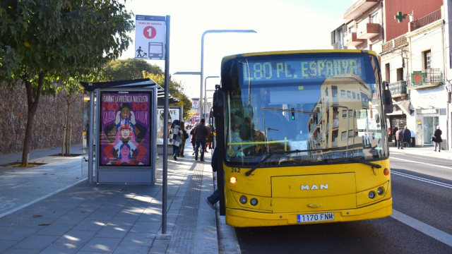 autobús l80 a plaça europa
