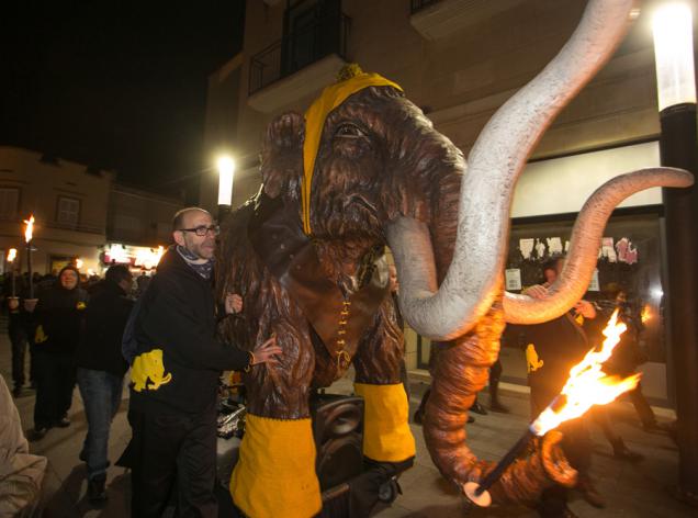 festa major d'hivern viladecans mamut torxes nit 