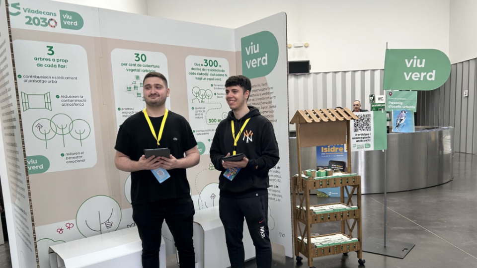 Estand del Viu Verd a la Fira de Sant Isidre